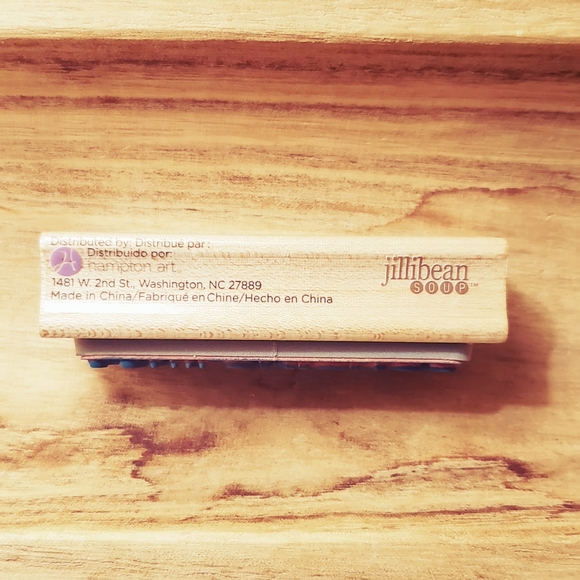 Jillibean soup- wood mounted rubber stamp - Picture 2 of 3